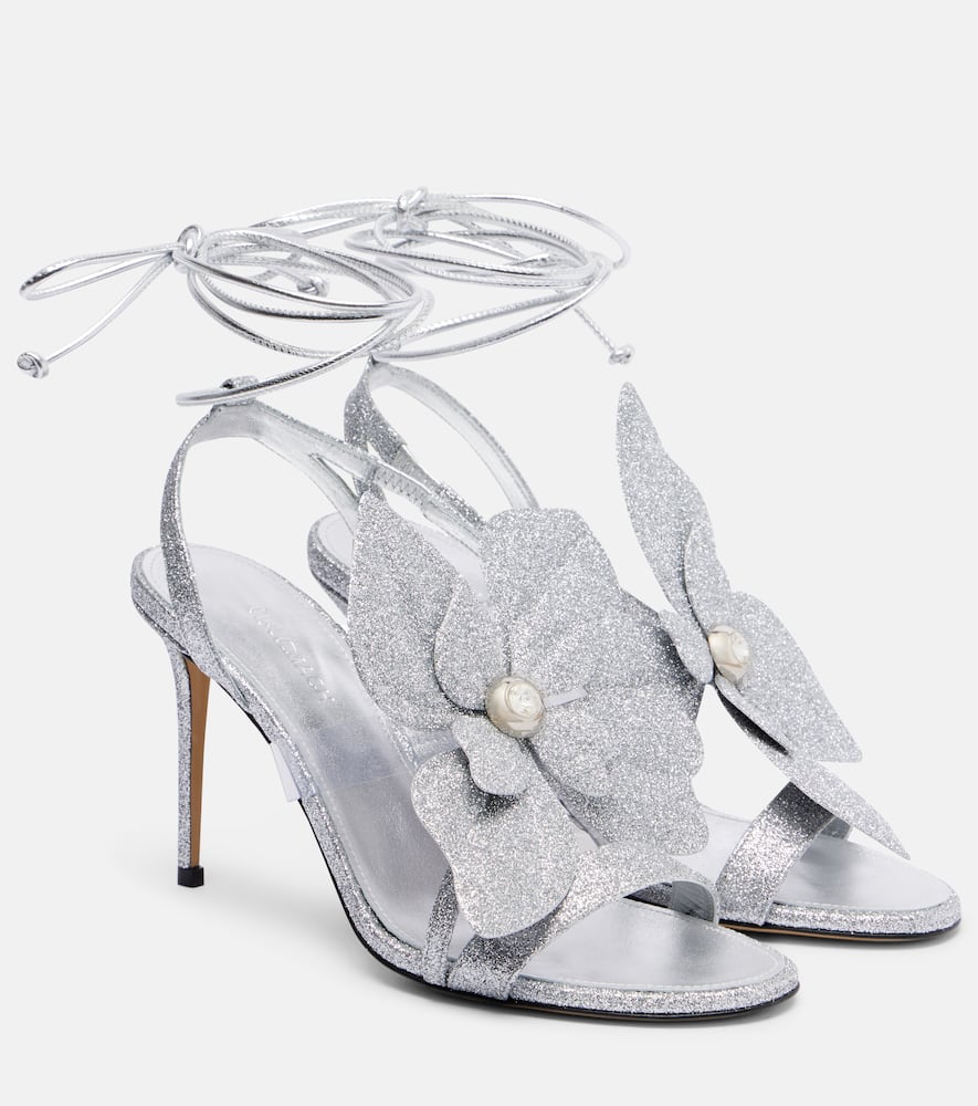 Orchid 95 glitter sandals