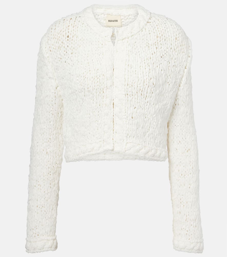 Genevieve open-knit cardigan