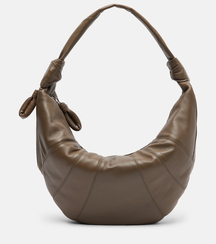 Fortune Croissant leather shoulder bag