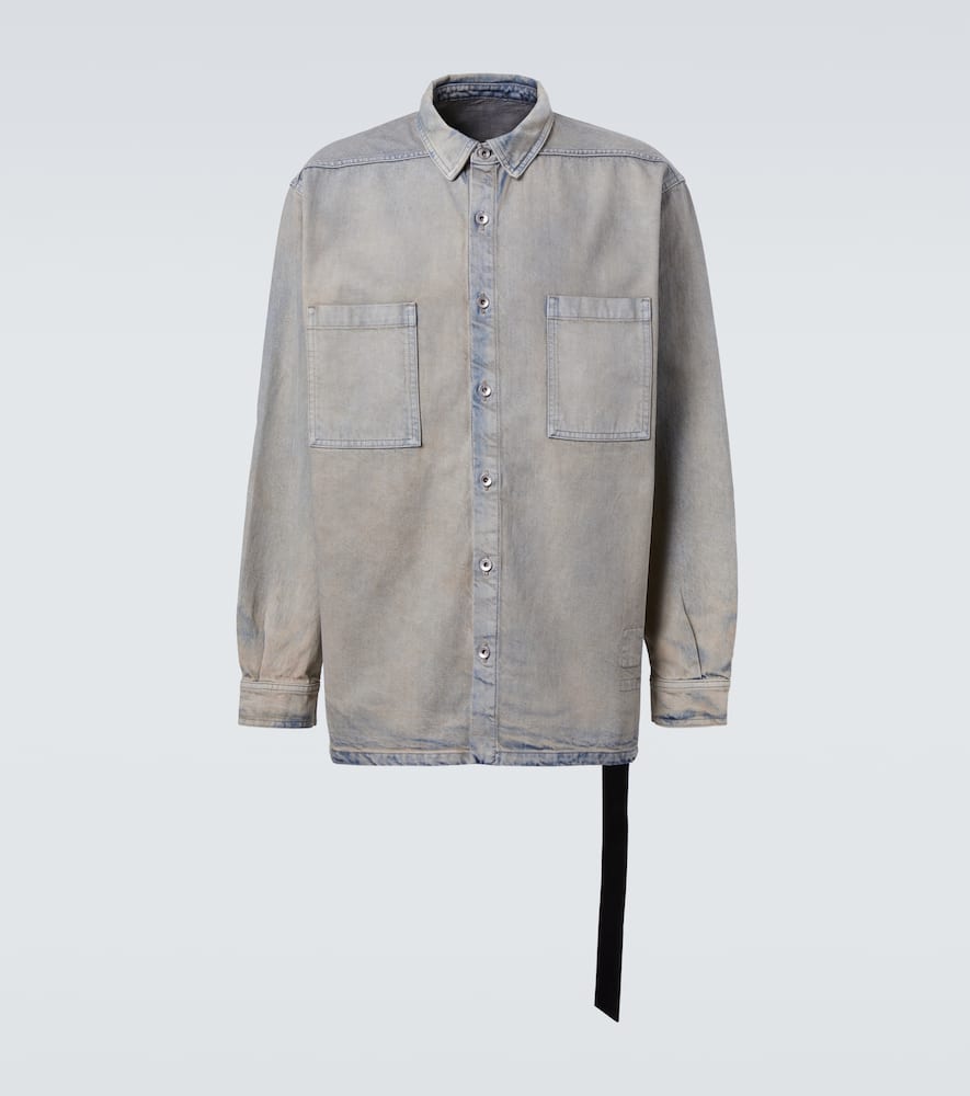 Faded denim shirt