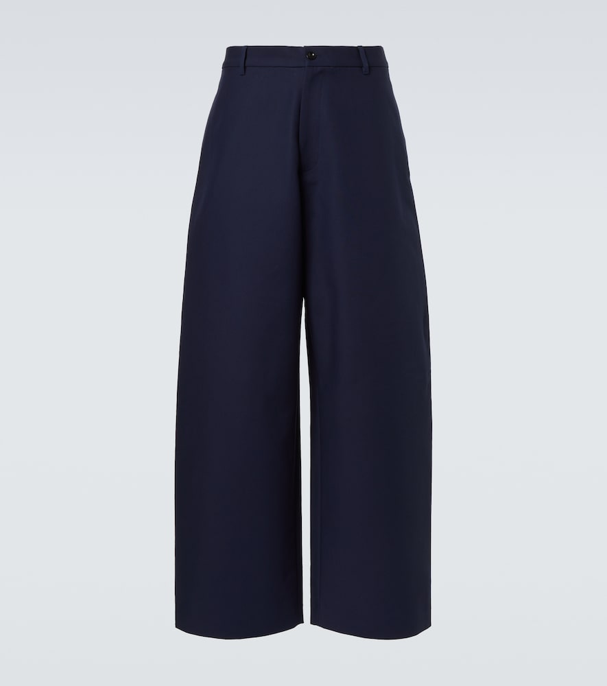 Acne Studios Pantalon ample taille mi-haute en satin de coton 550 €