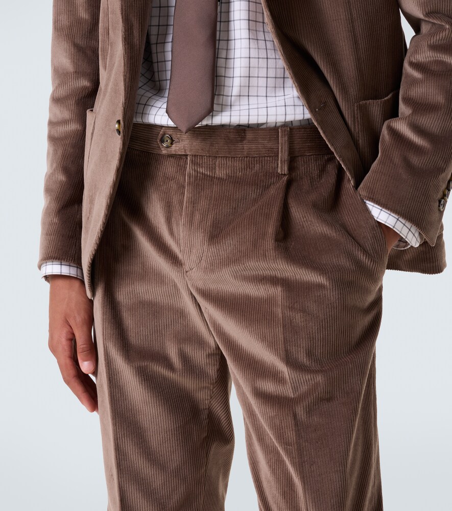  Lardini Lardini Pantalones De Traje De Pana De Algodón 