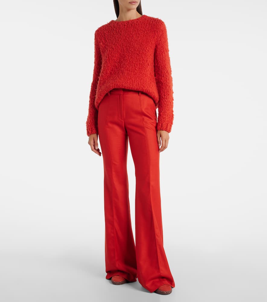 Gabriela Hearst Lawrence Cashmere Sweater In Red