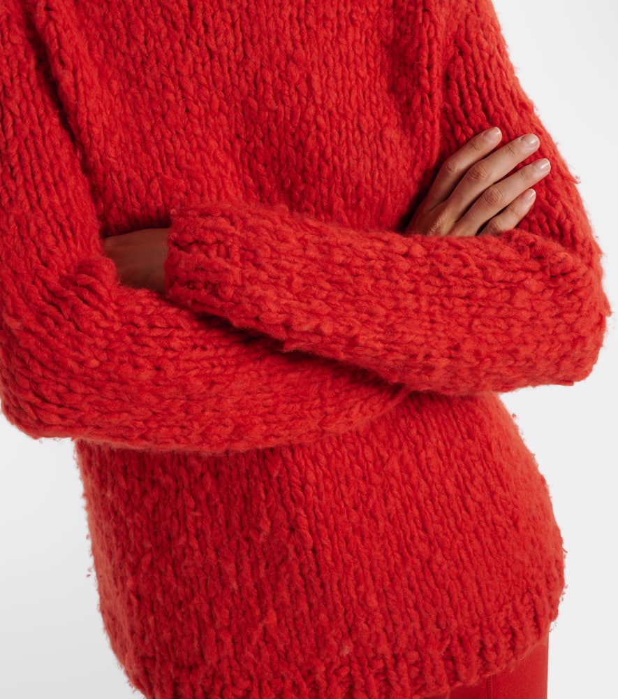 Gabriela Hearst Lawrence Cashmere Sweater In Red
