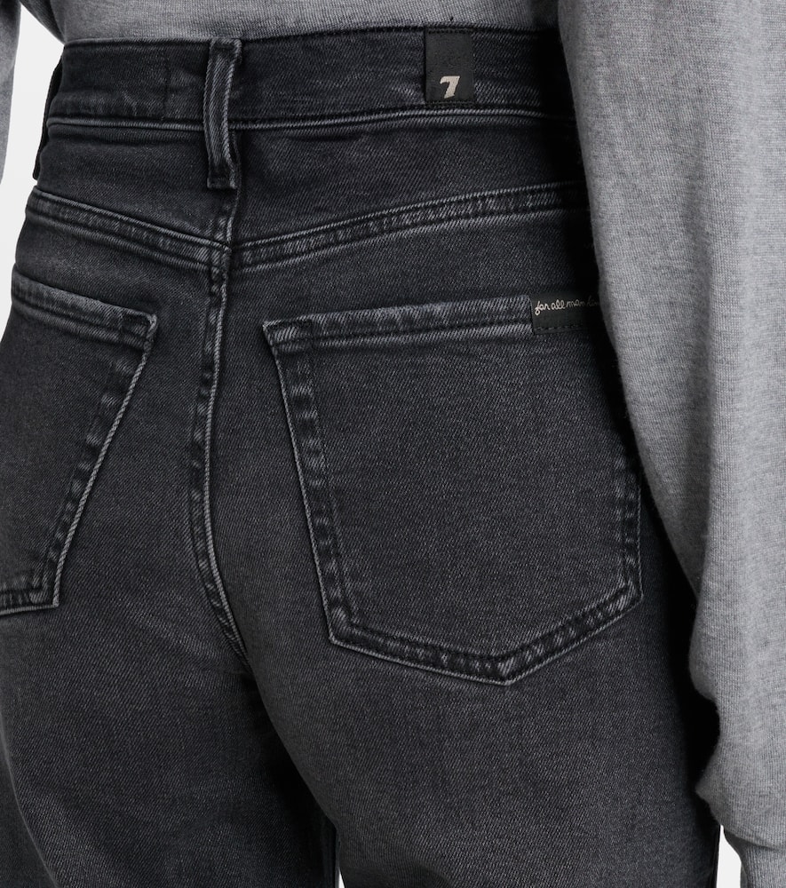 7 For All Mankind Jo Wide-leg Jeans In Blue