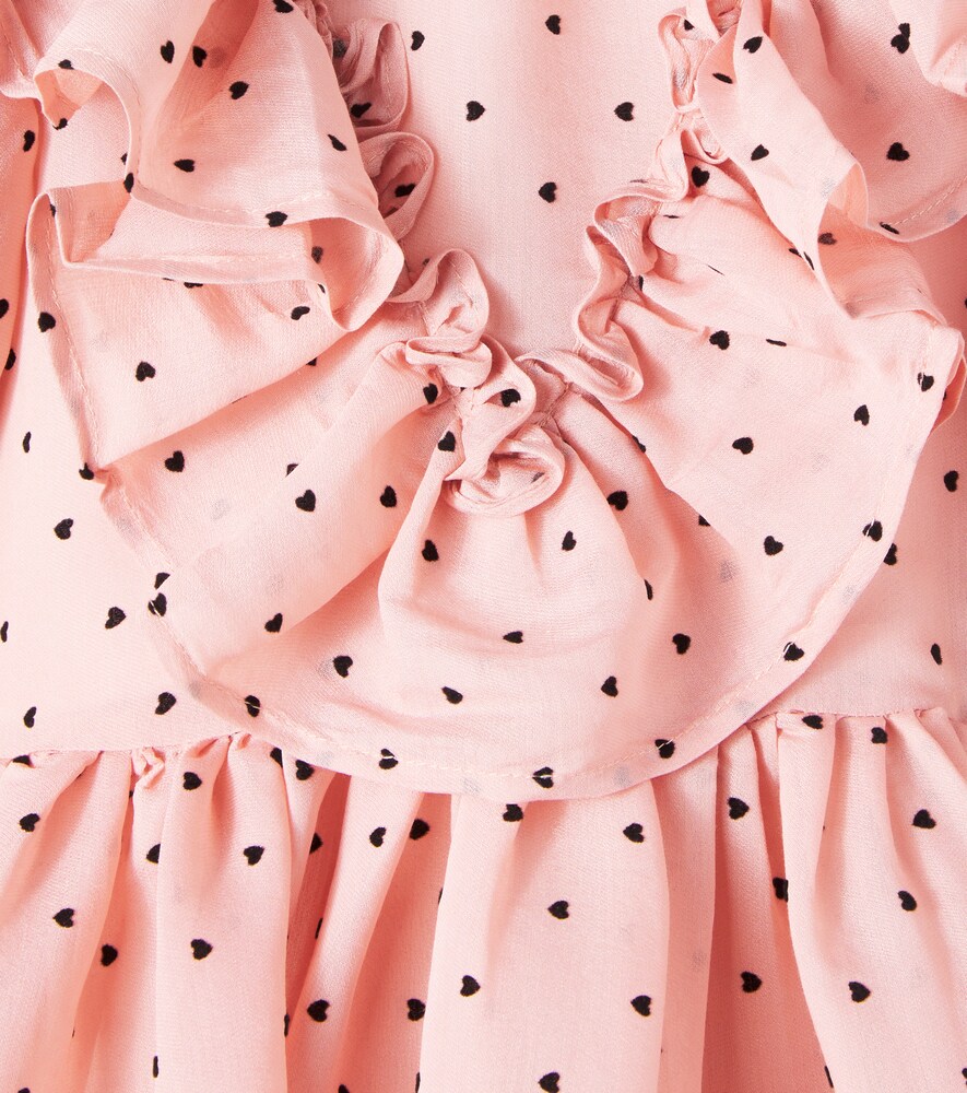  Petite Amalie Petite Amalie Ruffled Polka-dot Dress 