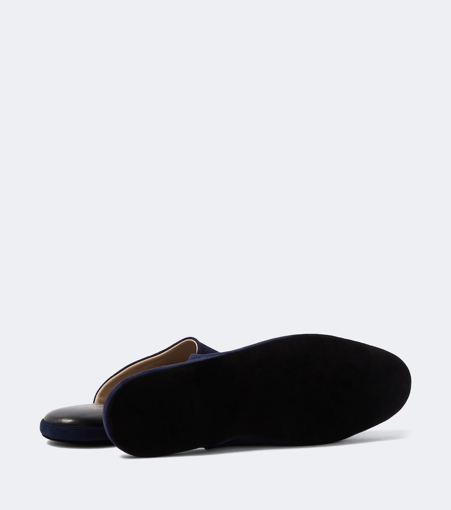  Charvet Charvet Leather-lined Suede Slippers 