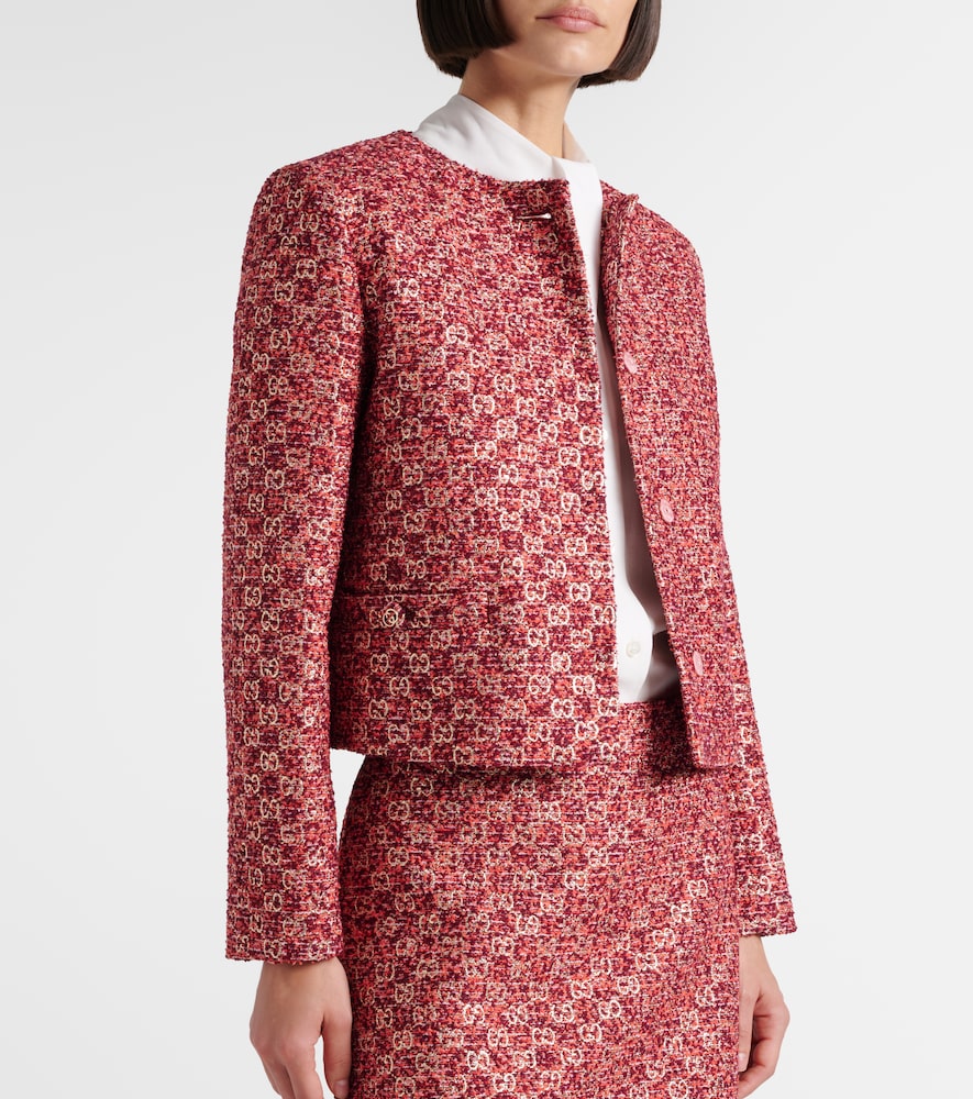  Gucci Gucci Jacke Gg Aus Tweed 