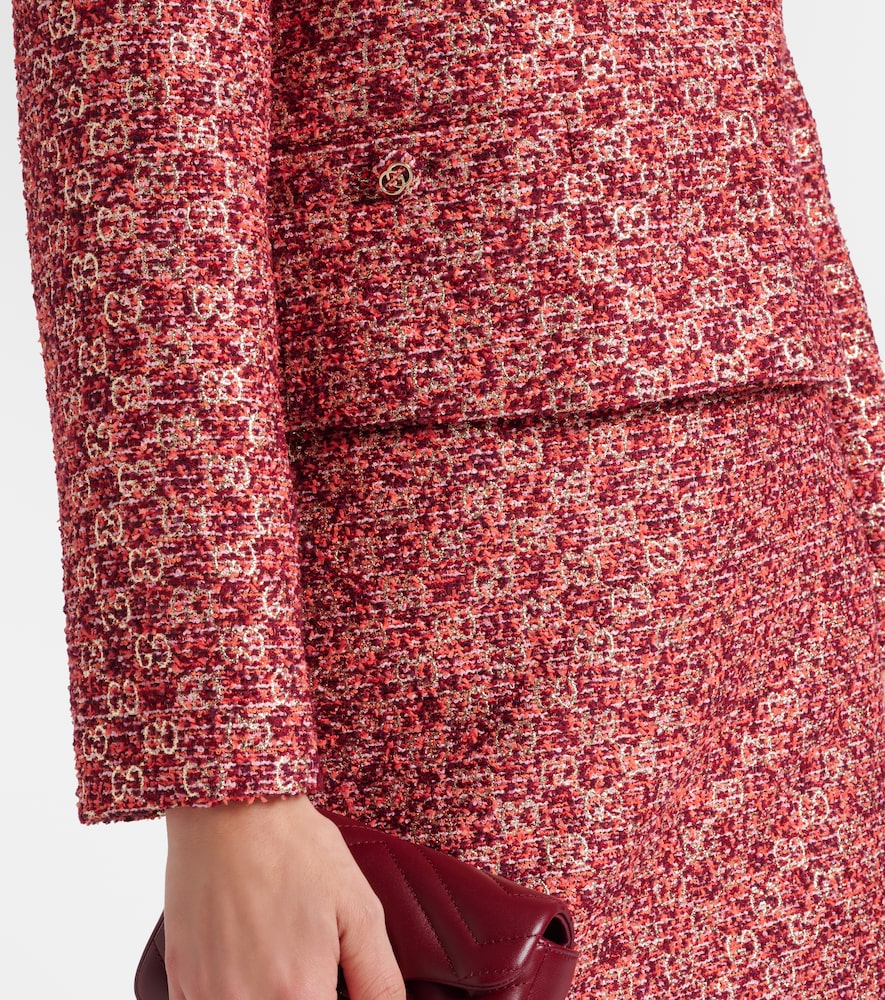  Gucci Gucci Jacke Gg Aus Tweed 