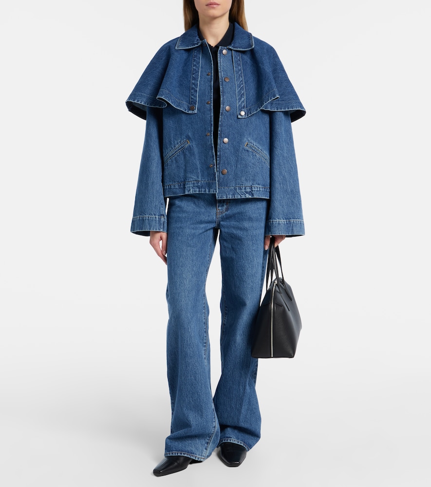 Frame Frame Giacca Di Jeans Cape 