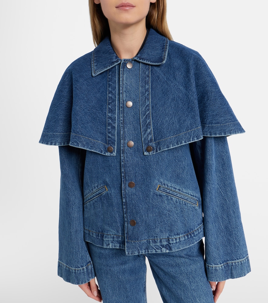  Frame Frame Giacca Di Jeans Cape 