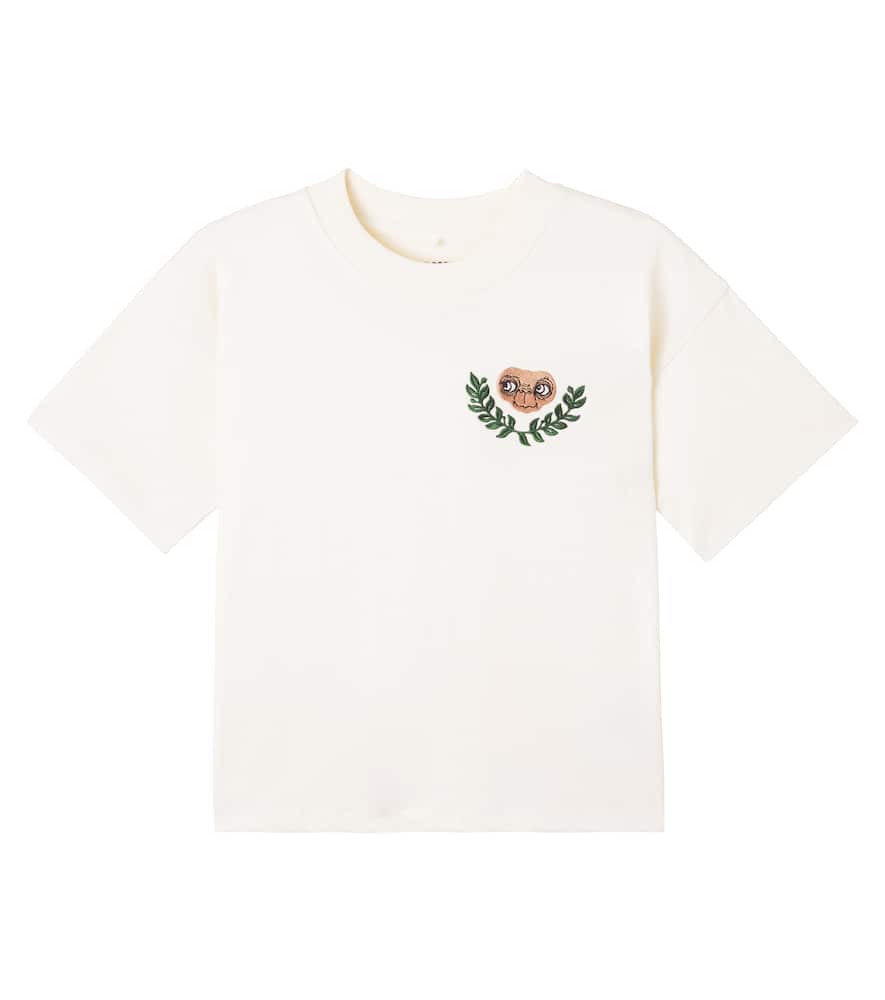 Mini Rodini Kids E.t. Embroidered T-shirt In White