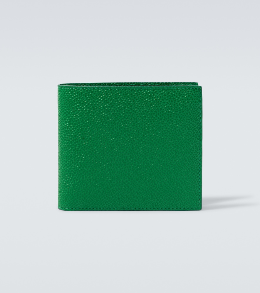 Thom Browne RWB Stripe leather bifold wallet