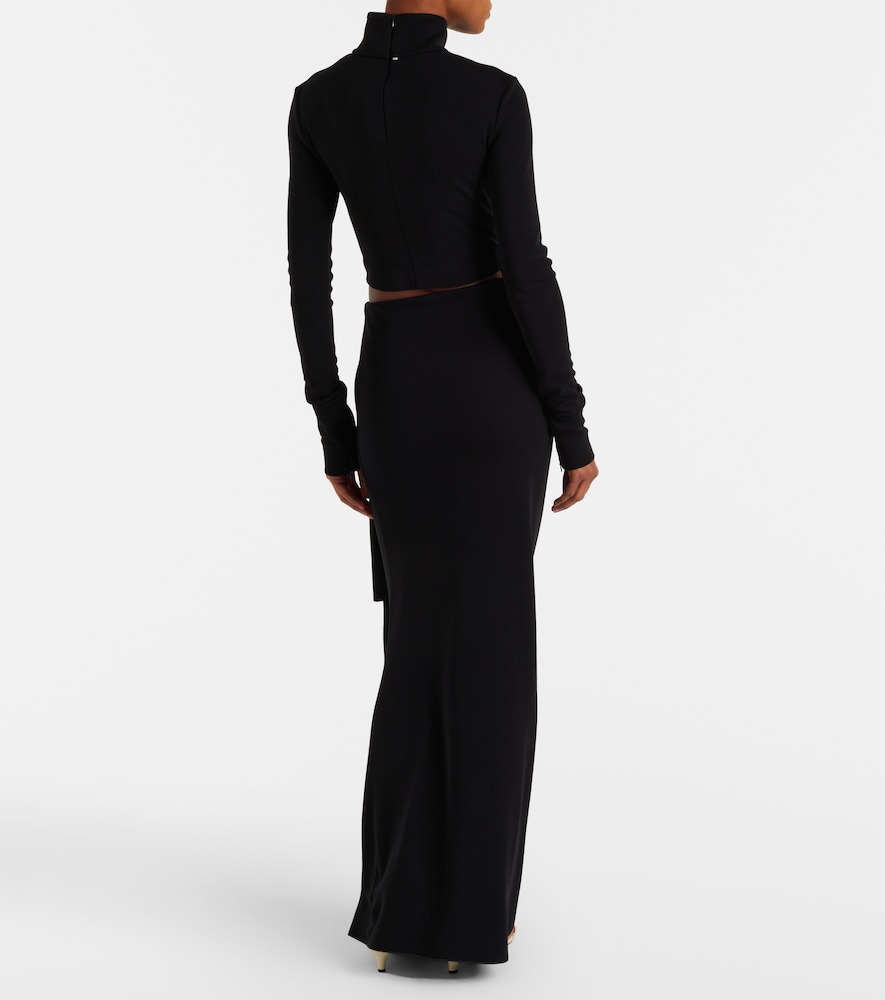  Sportmax Sportmax Maxikleid Aus Jersey 
