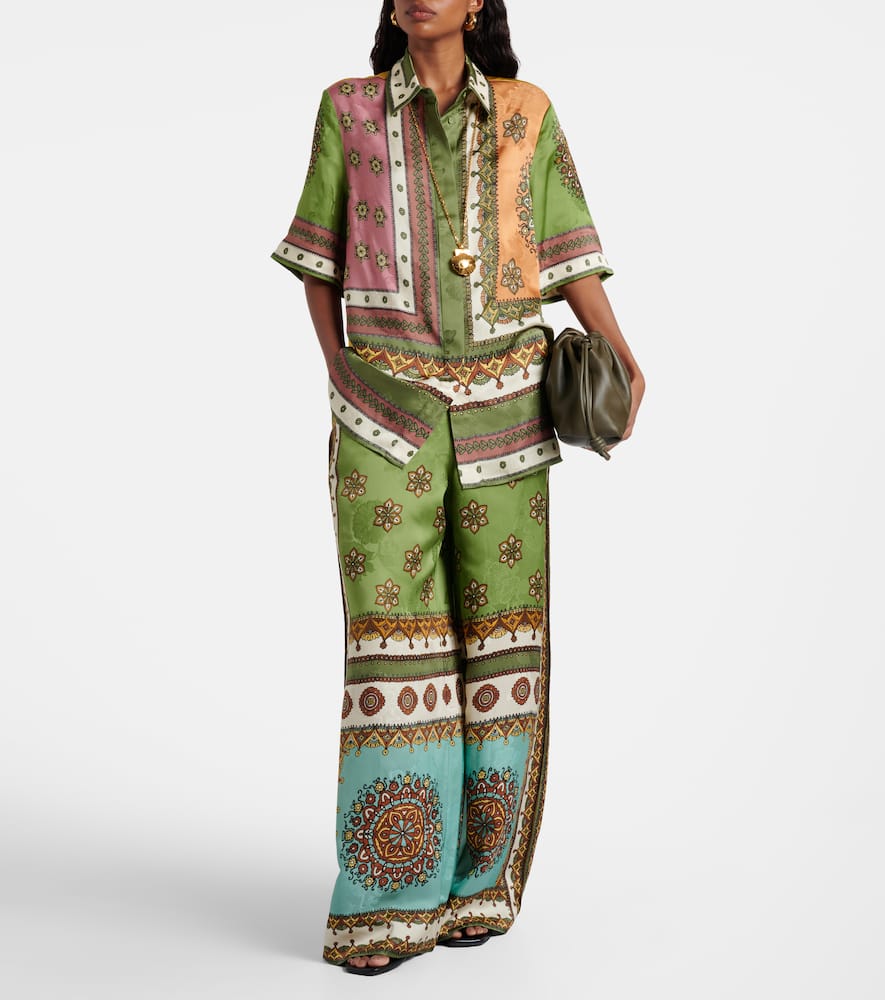 Alemais Alémais Contina Jacquard Shirt In Multi