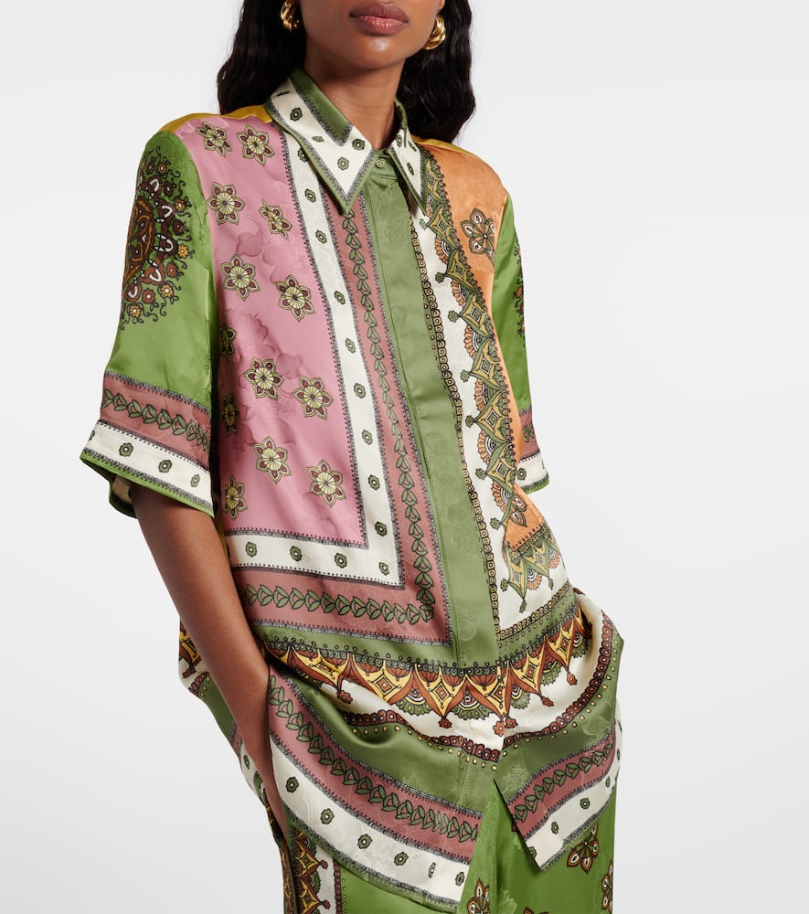 Alemais Alémais Contina Jacquard Shirt In Multi