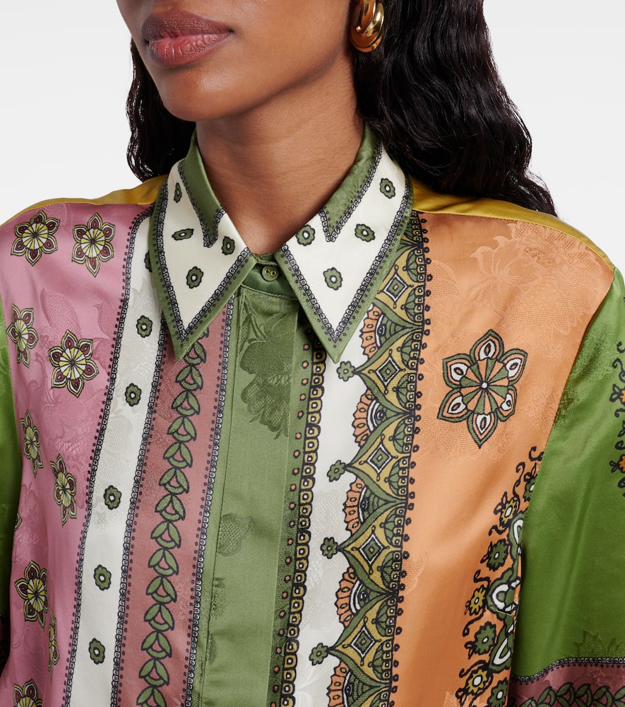 Alemais Alémais Contina Jacquard Shirt In Multi