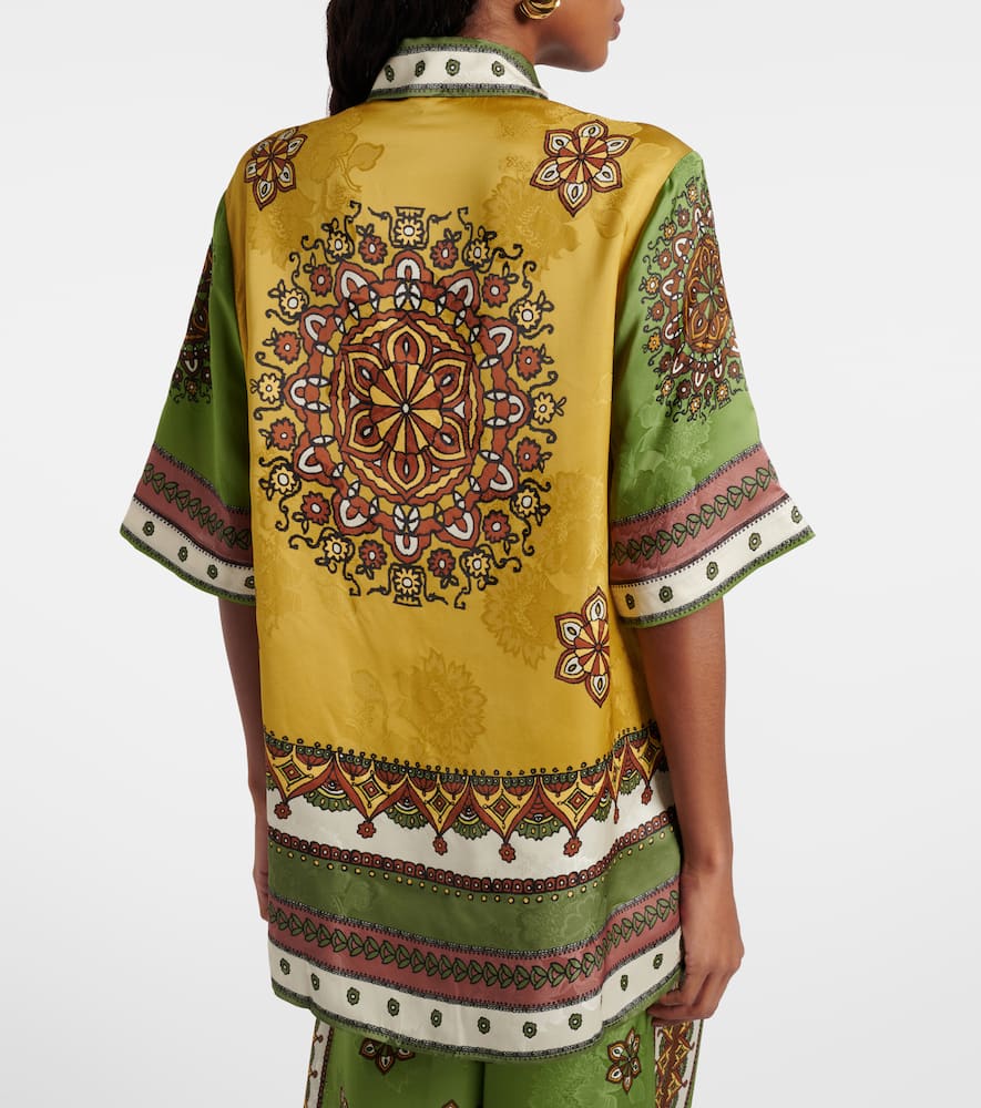 Alemais Alémais Contina Jacquard Shirt In Multi