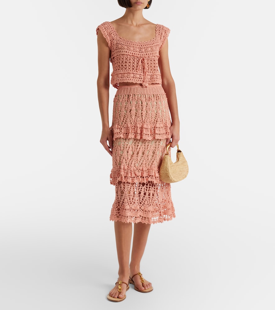 Deauville Crochet Cotton Crop Top