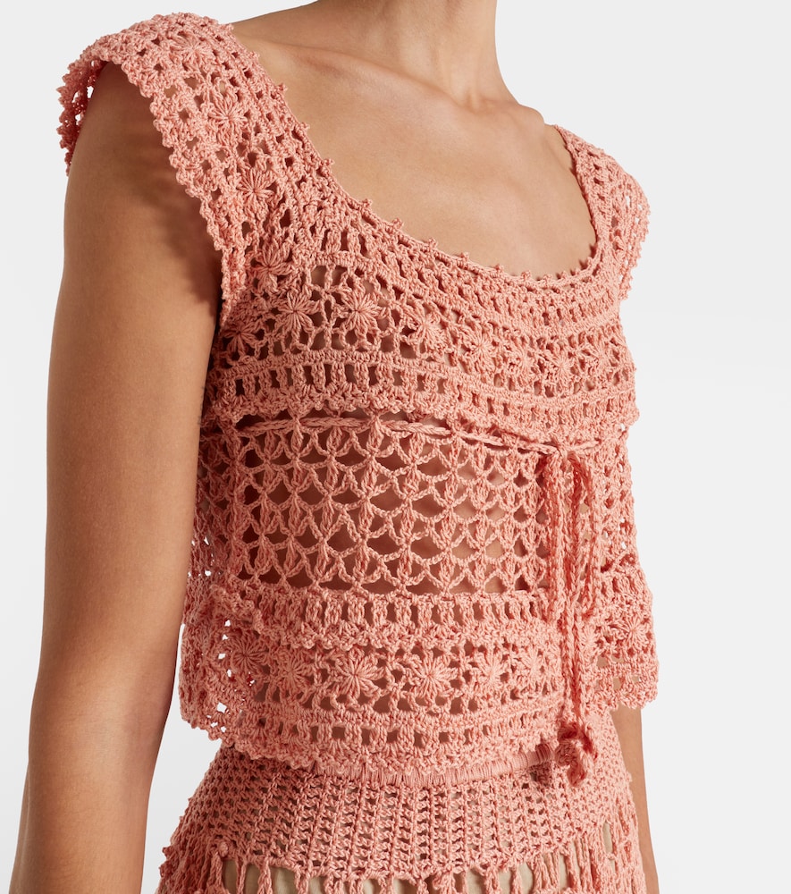 Deauville Crochet Cotton Crop Top