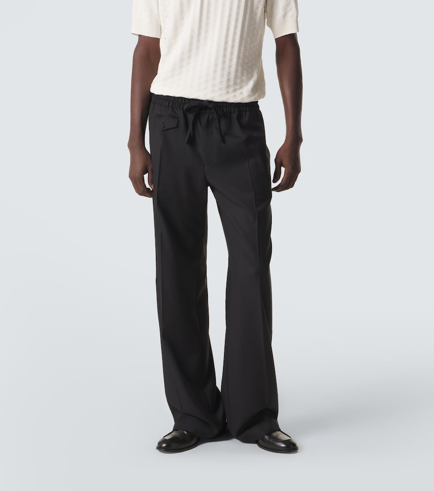  Dolce&gabbana Dolce&gabbana Weite Hose Aus Schurwoll-twill 