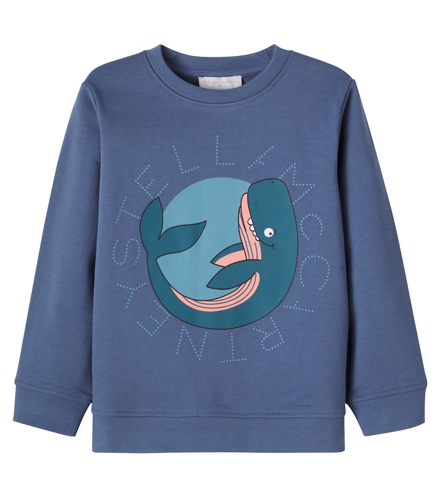 Stella McCartney Kids Printed cotton fleece sweatshirt　ステラ マッカートニー キッズ プリント コットン フリース スウェットシャツ Stella