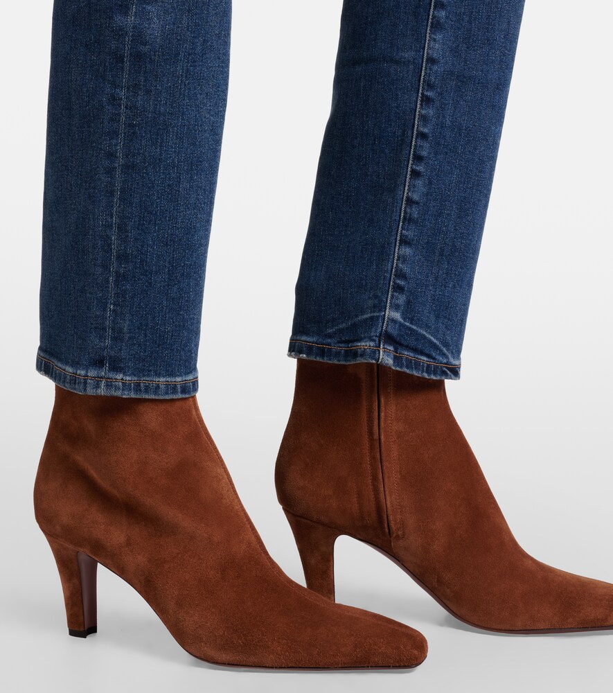 Paris Texas Belle suede ankle boots