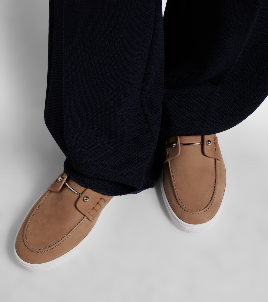 Christian Louboutin Chanme suede mules