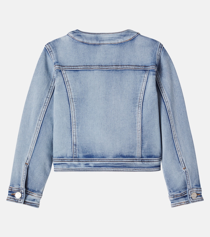  Monnalisa Monnalisa Chaqueta De Denim Bordada 