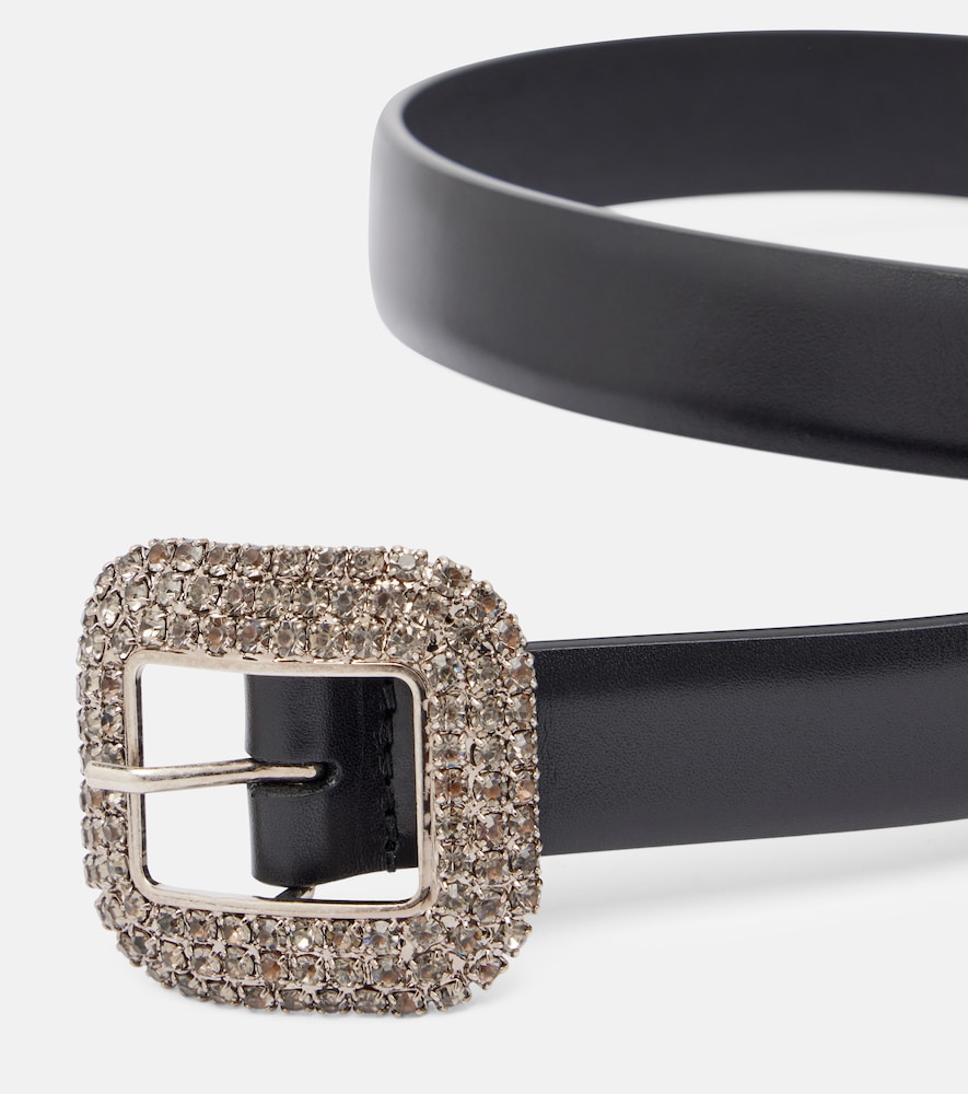  Saint Laurent Saint Laurent Gürtel Aus Leder Mit Kristallen 