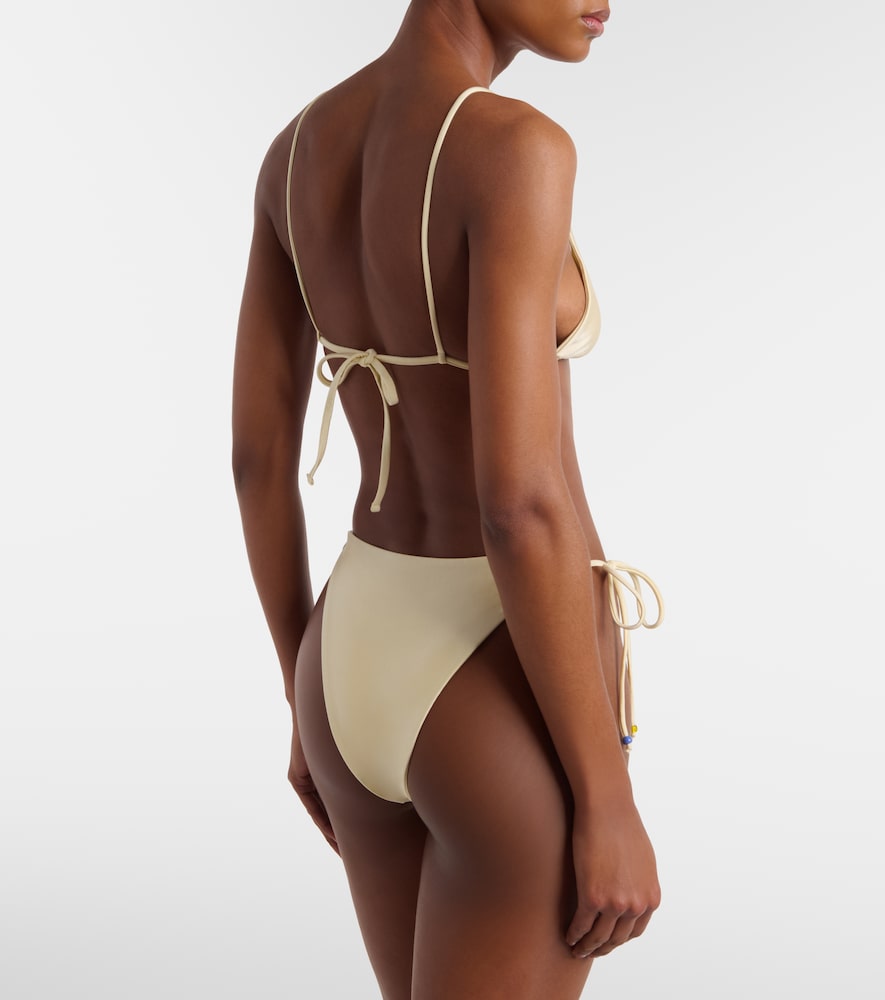  Jade Swim Jade Swim Via Beaded Bikini Top 