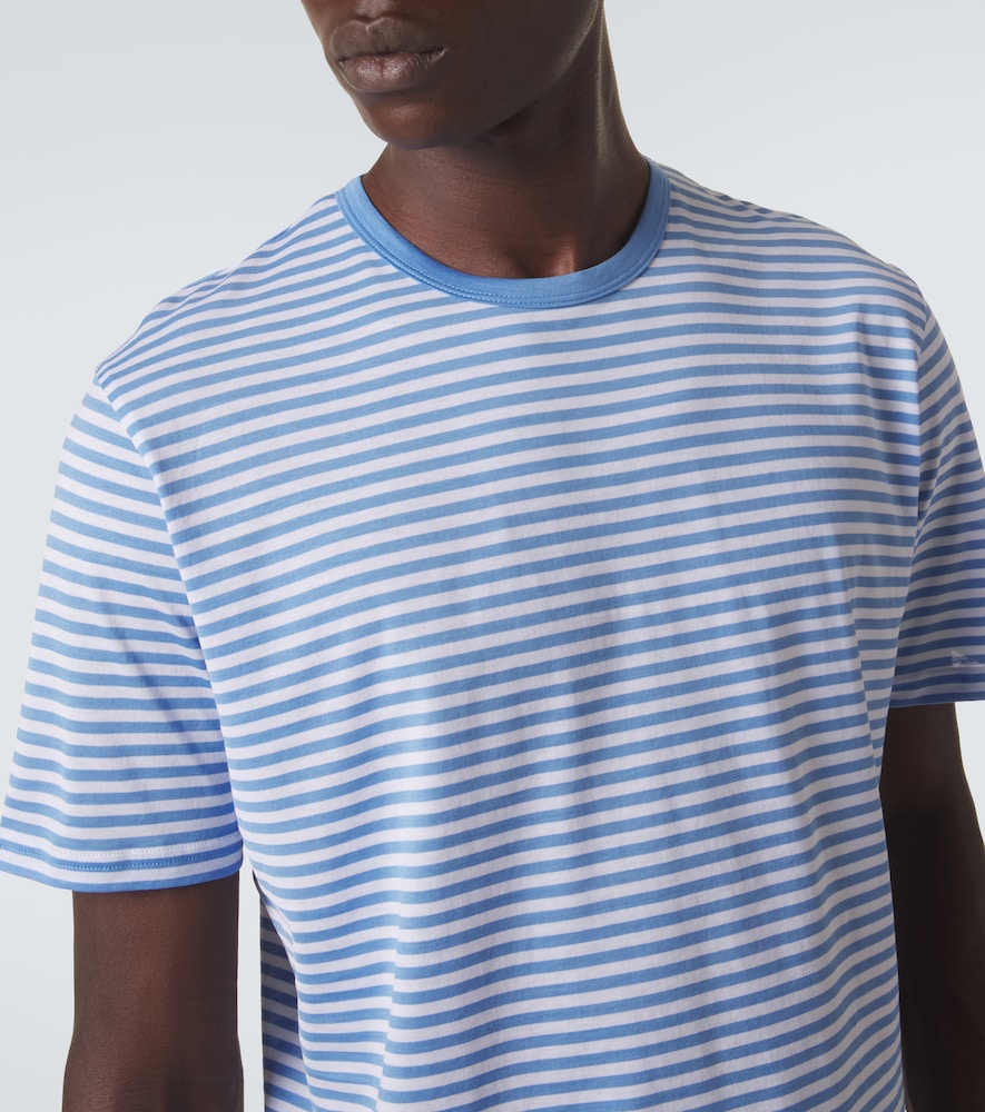  Sunspel Sunspel Gestreiftes T-shirt Aus Baumwolle 