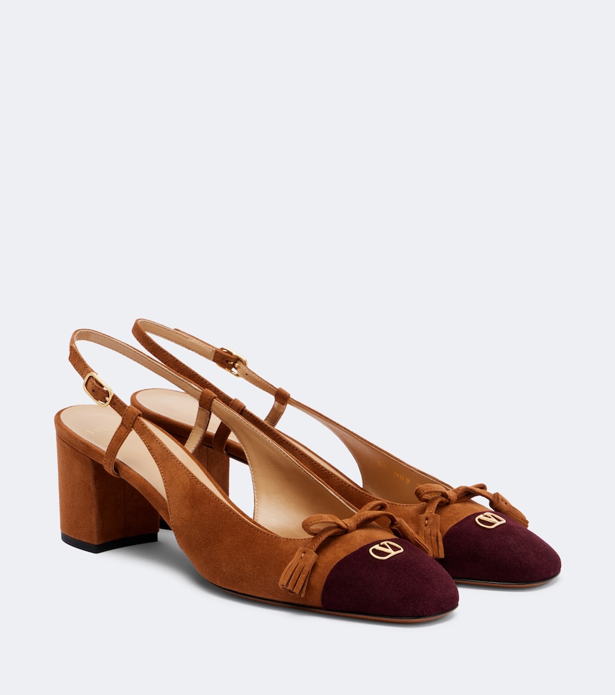 Slingback-Pumps Valet Du Roi aus Leder