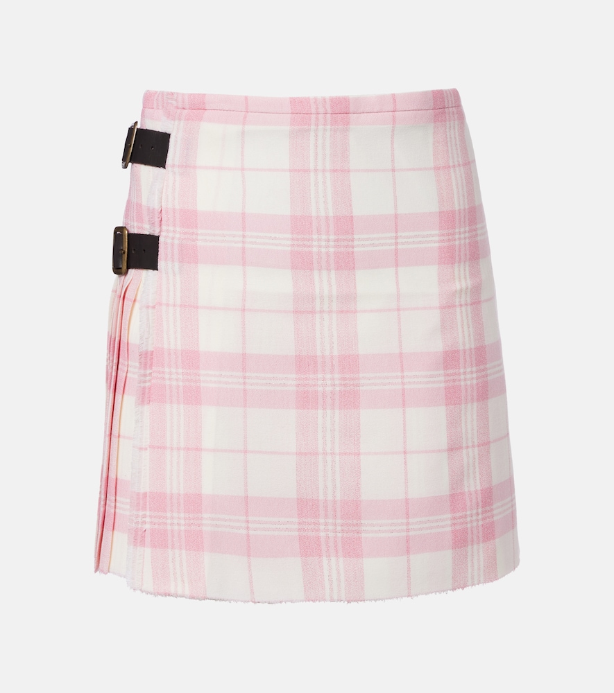 Vivienne Westwood Plaid wool-blend miniskirt - Women's Clothing