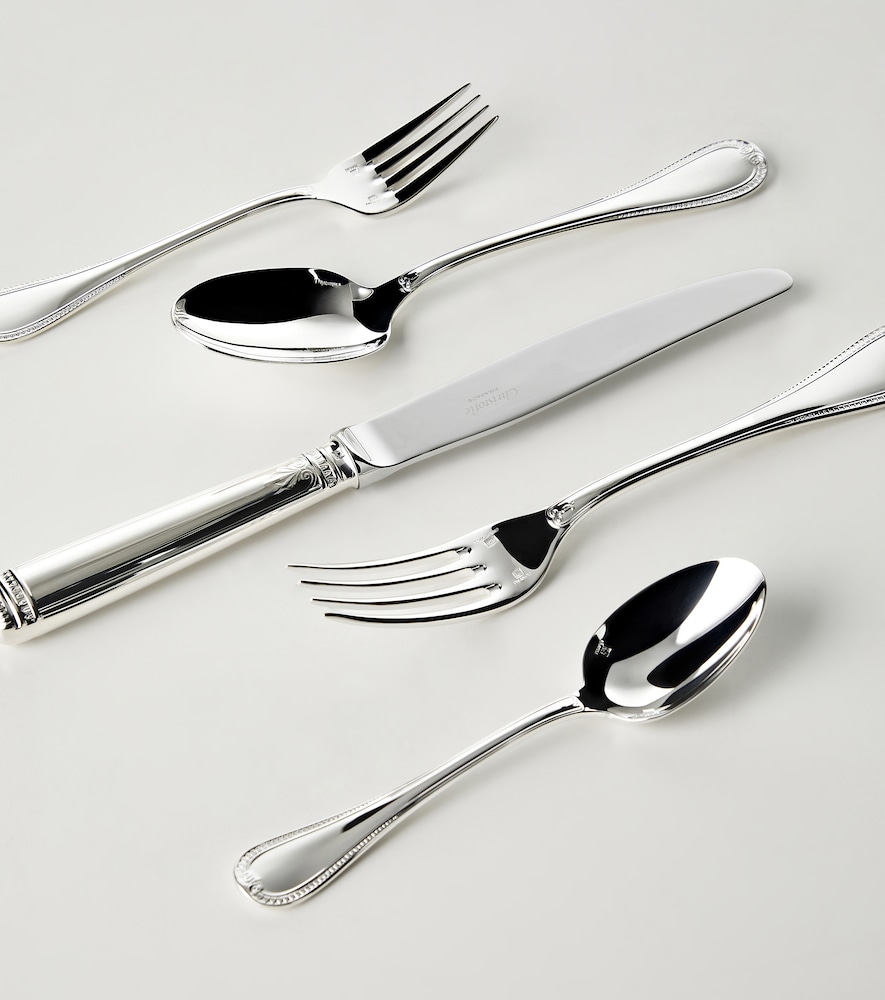  Christofle Christofle Malmaison 5-piece Silver-plated Cutlery Set 