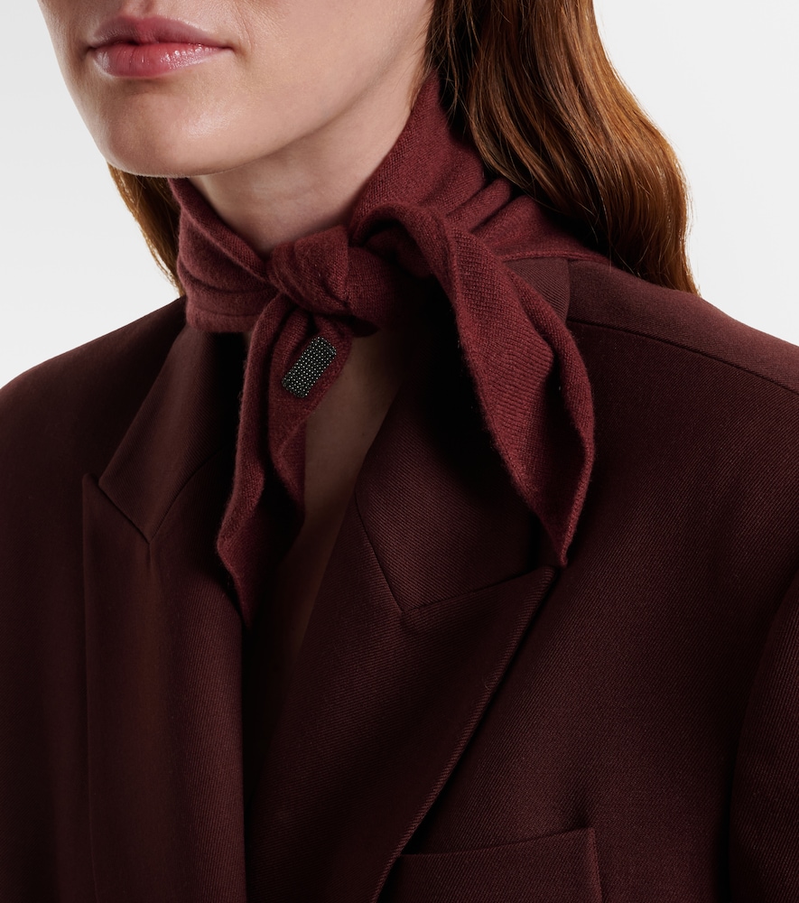 Brunello Cucinelli Monili cashmere scarf | Thumbnail 4 Brunello Cucinelli Monili cashmere scarf | Thumbnail 4