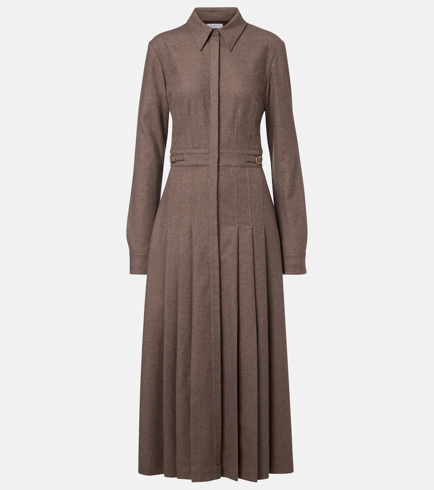Hemdblusenkleid Ethel aus Wolle und Kaschmir