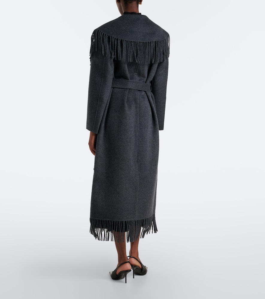 Carrie Fringed Wrap Coat