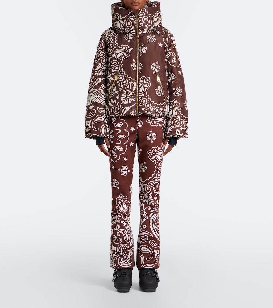Kyoko Hooded Printed Ski Jacket