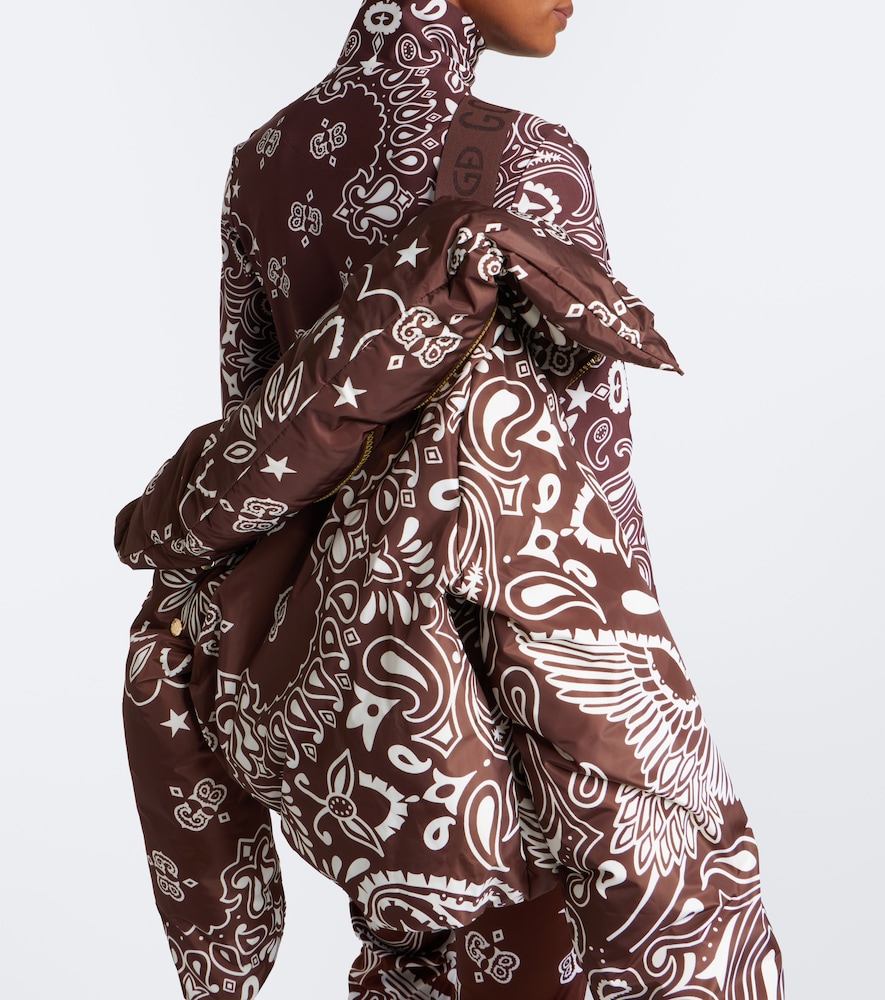 Kyoko Hooded Printed Ski Jacket