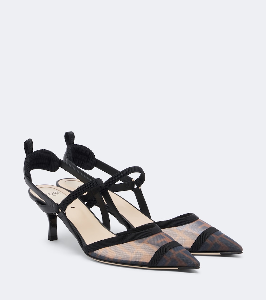Slingback-Pumps Colibrì aus Mesh
