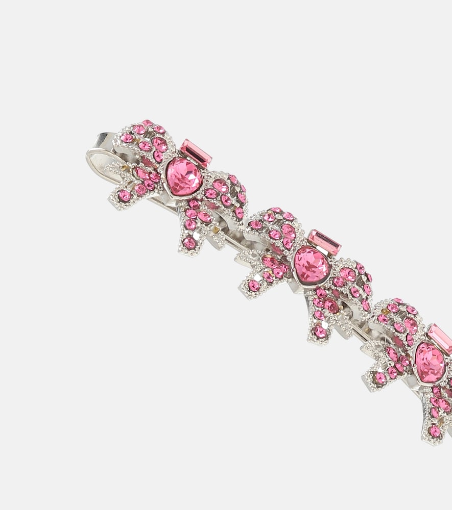  Miu Miu Miu Miu Haarspange Mit Kristallen 