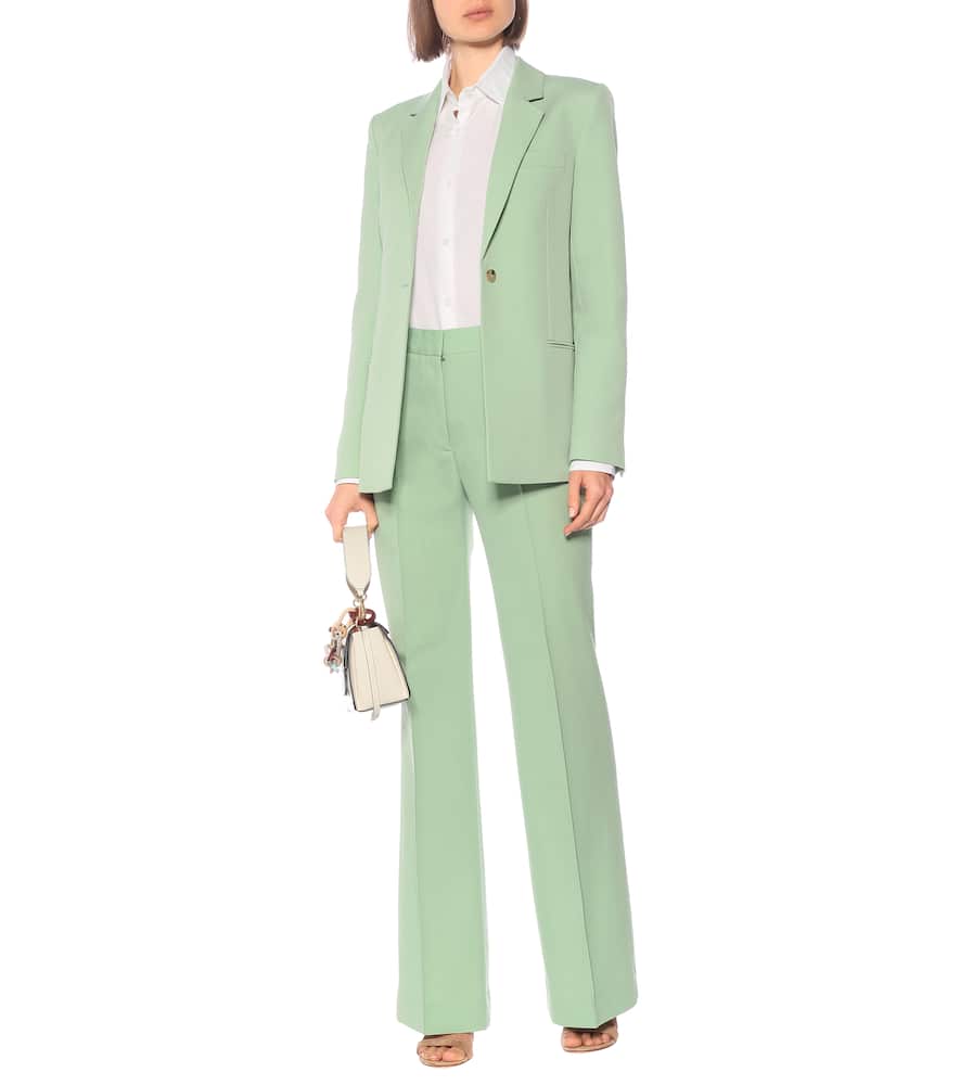 Wool-blend single-breasted blazer by Victoria Victoria Beckham