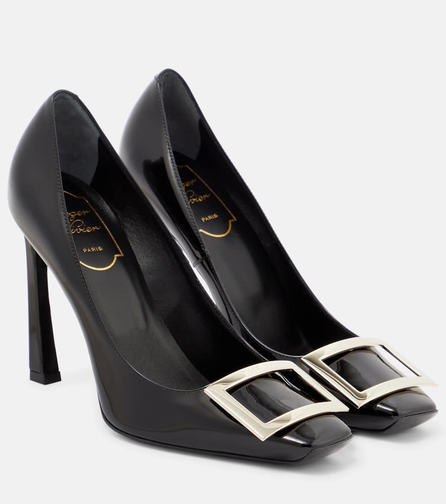Roger Vivier Belle Vivier Trompette 100 leather pumps