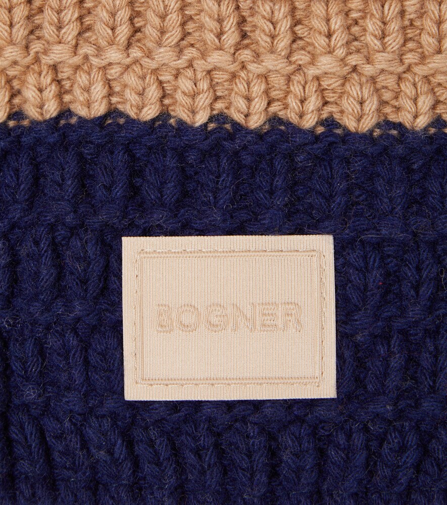  Bogner Kids Bogner Kids Nola Striped Wool-blend Beanie 