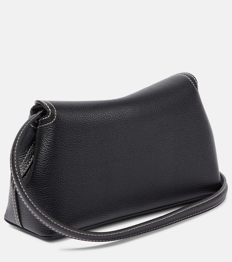 T-Lock Small Leather Clutch