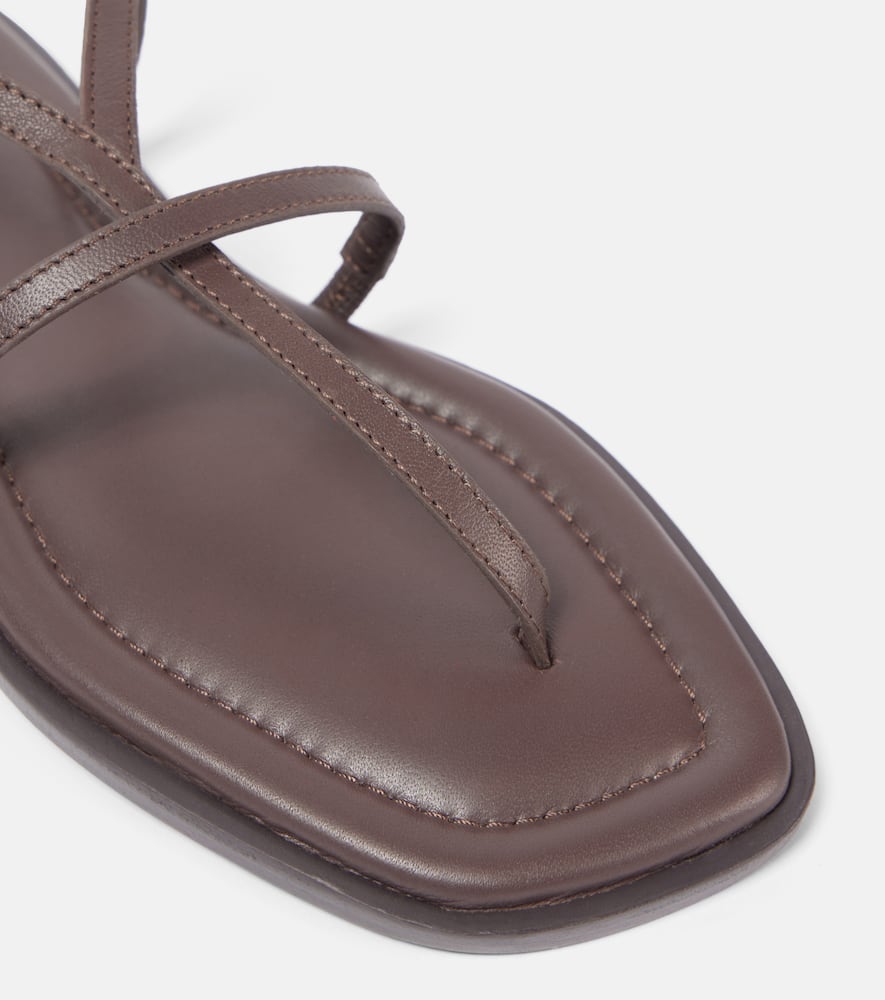 A.emery Remly Leather Thong Sandals In Brown