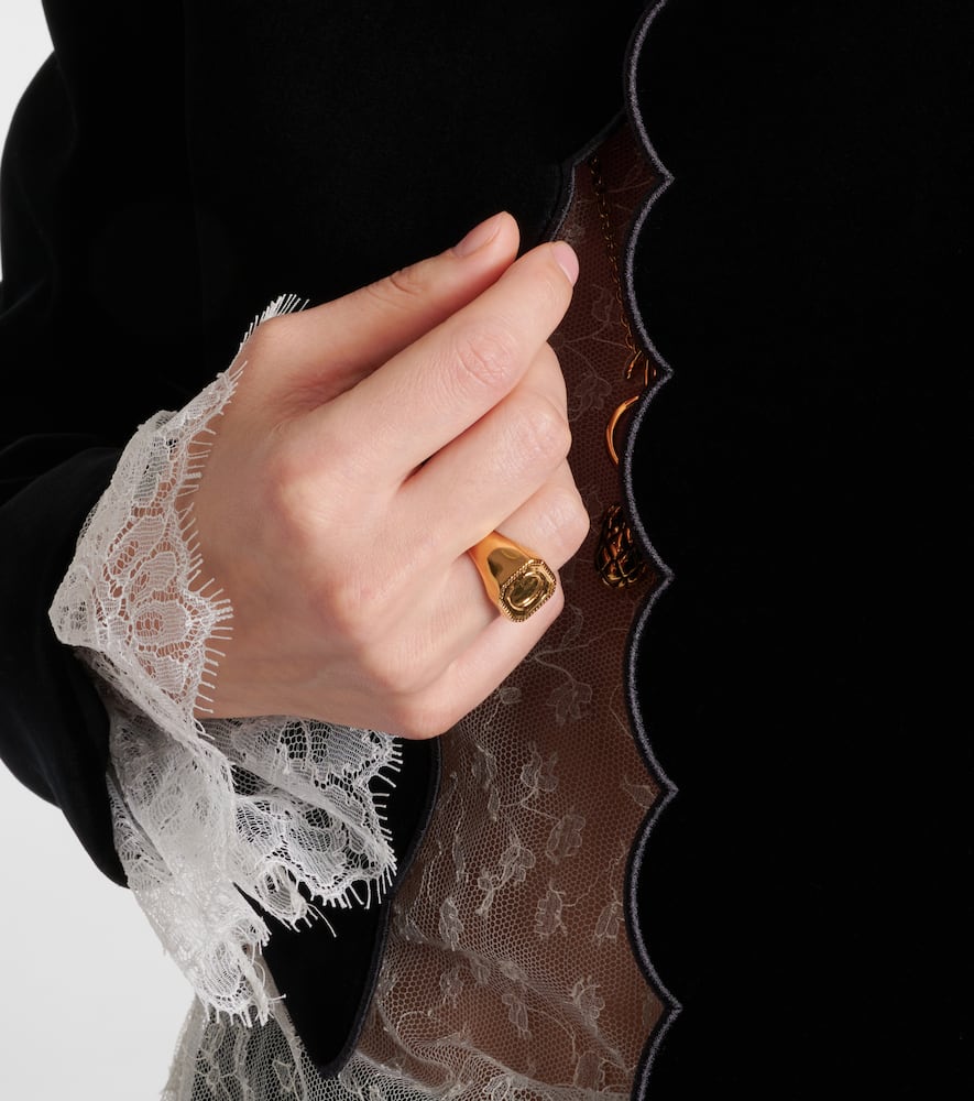 Chloe Charms embellished ring