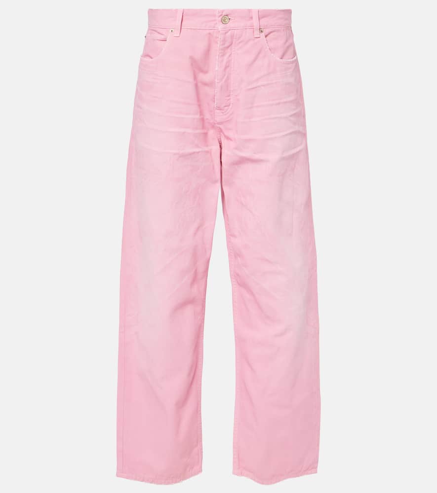 High-rise wide-leg jeans