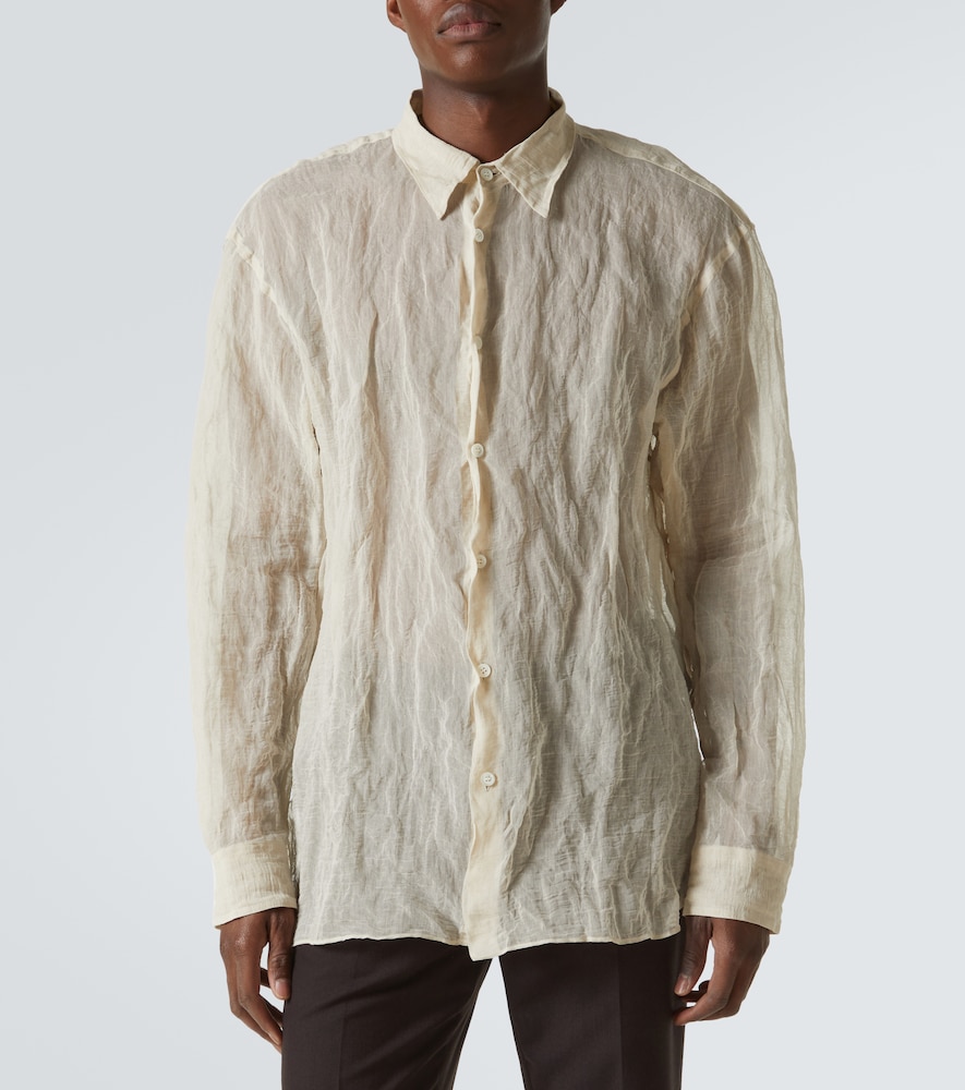  Dries Van Noten Dries Van Noten Hemd Aus Einem Baumwollgemisch 